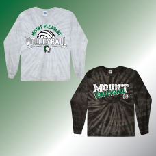 Mount Volleyball Long Sleeve Tie Dye Tee